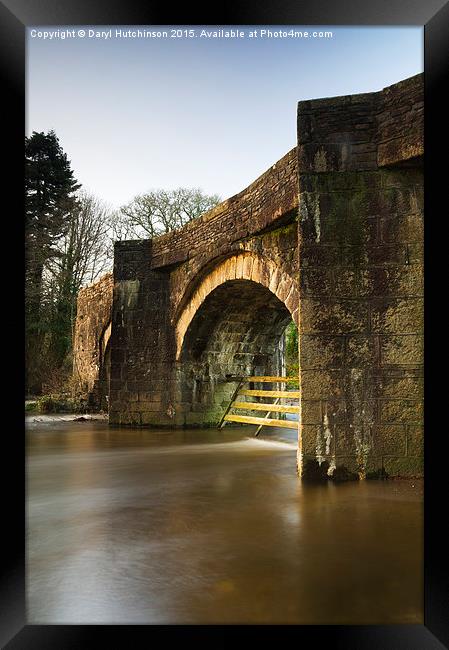 Under the bridge Framed Print by Daryl Peter Hutchinson