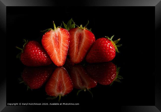 Delicious strawberries Framed Print by Daryl Peter Hutchinson