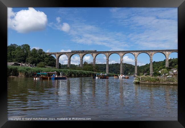 Calstock Steamboats Framed Print by Daryl Peter Hutchinson