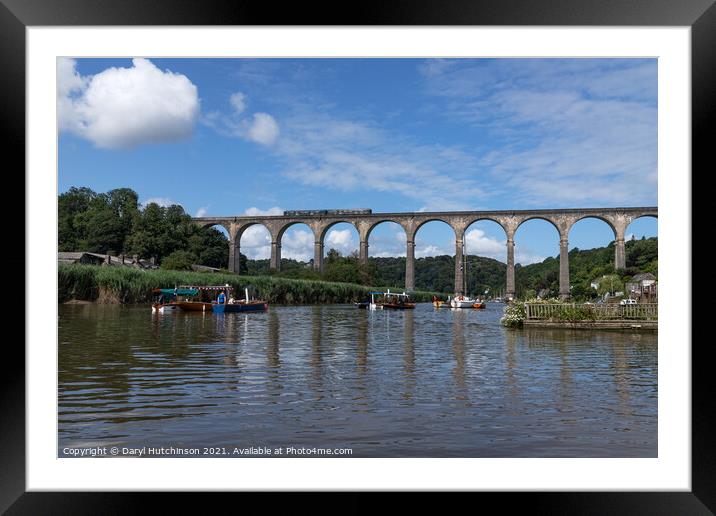 Calstock Steamboats Framed Mounted Print by Daryl Peter Hutchinson
