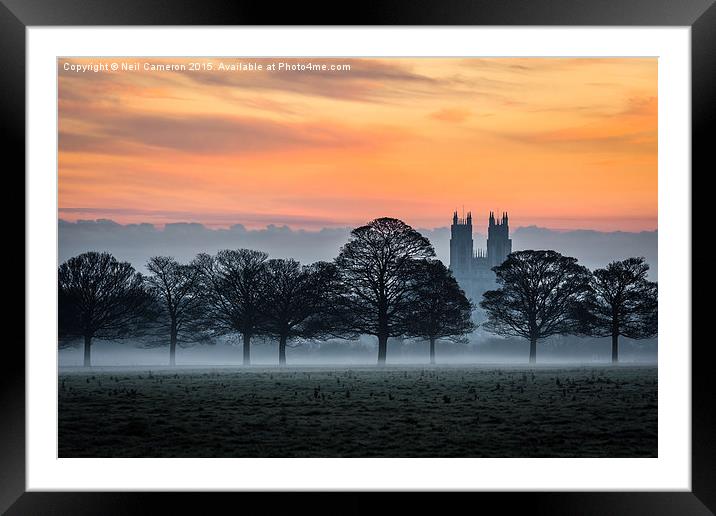  Beverley Minster Framed Mounted Print by Neil Cameron