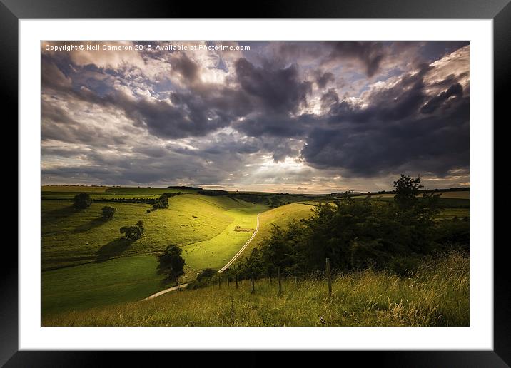 Thixendale  Framed Mounted Print by Neil Cameron