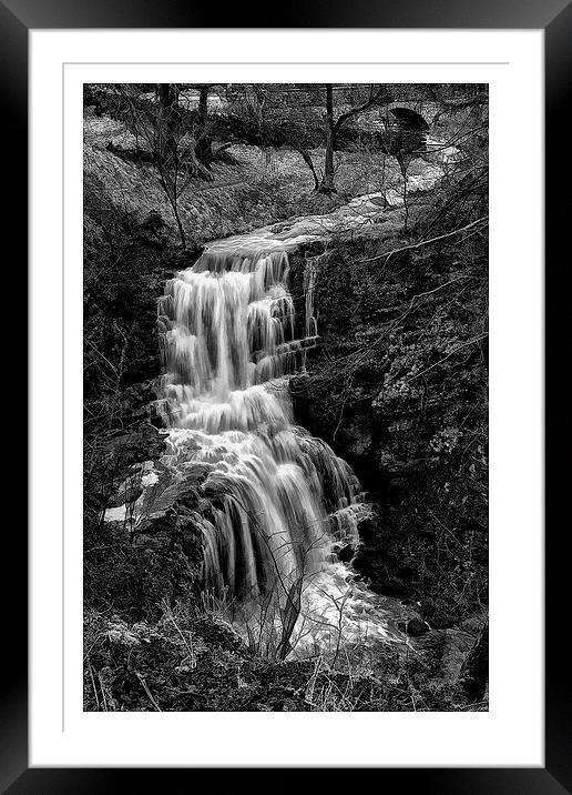  Yorkshire Foss Framed Mounted Print by David Portwain