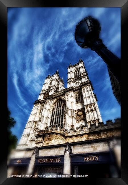 Westminster Abbey, London, UK Framed Print by Peter Schneiter