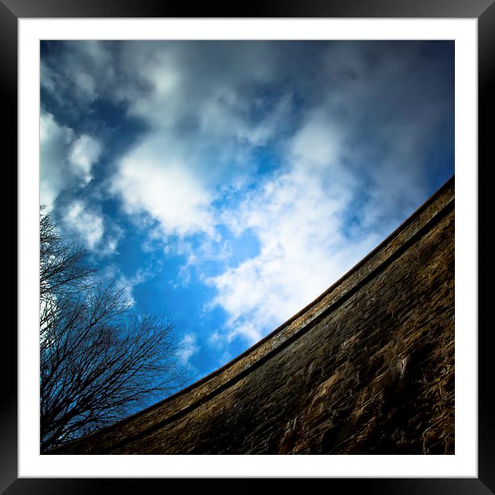 Chirk aqueduct on the Welsh/England border Framed Mounted Print by Julian Bound