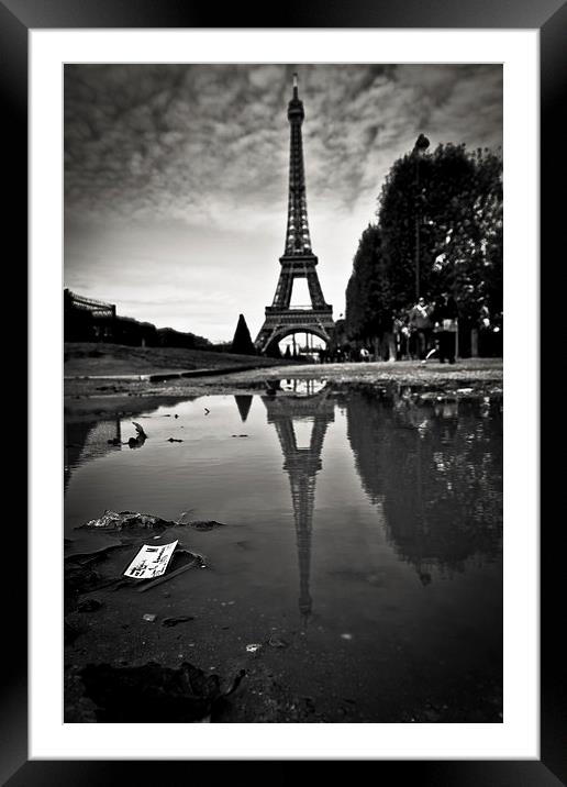  Eiffel Tower, Paris Framed Mounted Print by Julian Bound