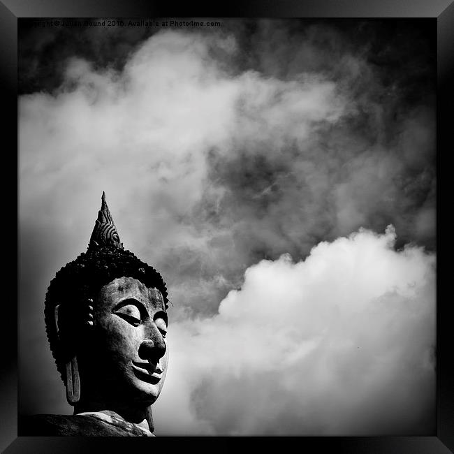 Buddha of Ayutthaya, Thailand Framed Print by Julian Bound