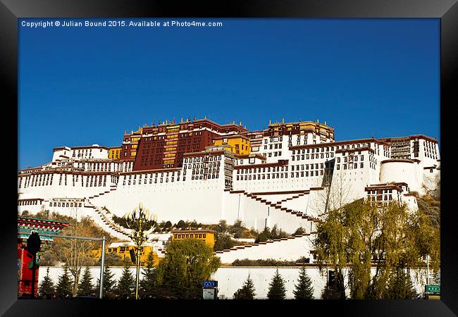 Potala Palace, Lhasa, Tibet  Framed Print by Julian Bound