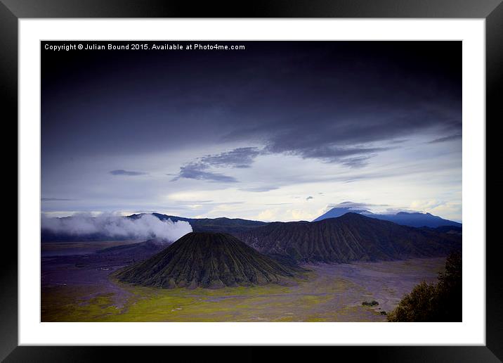  Bromo Volcano, Java, Indonesia Framed Mounted Print by Julian Bound