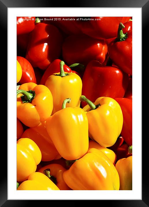  Peppers of Thailand Framed Mounted Print by Julian Bound
