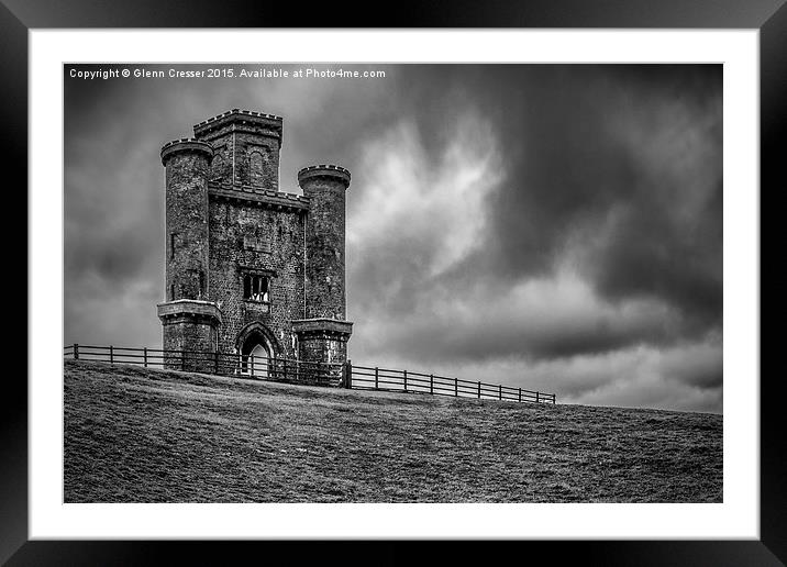  Paxtons Tower Framed Mounted Print by Glenn Cresser
