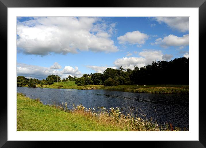  The River Dee Framed Mounted Print by Harvey Hudson