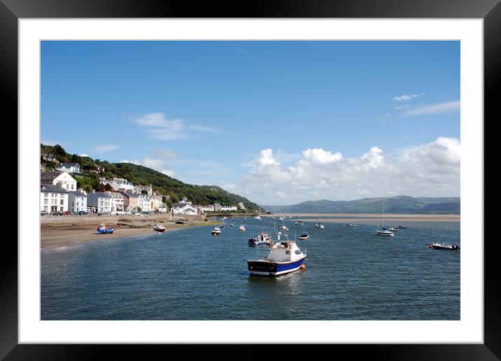 Aberdovey Harbour Framed Mounted Print by Harvey Hudson