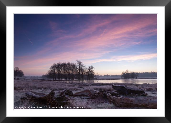 Frosty Morning Framed Mounted Print by Paul Bate