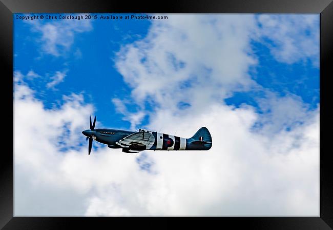  Supermarine Spitfire Framed Print by Chris Colclough