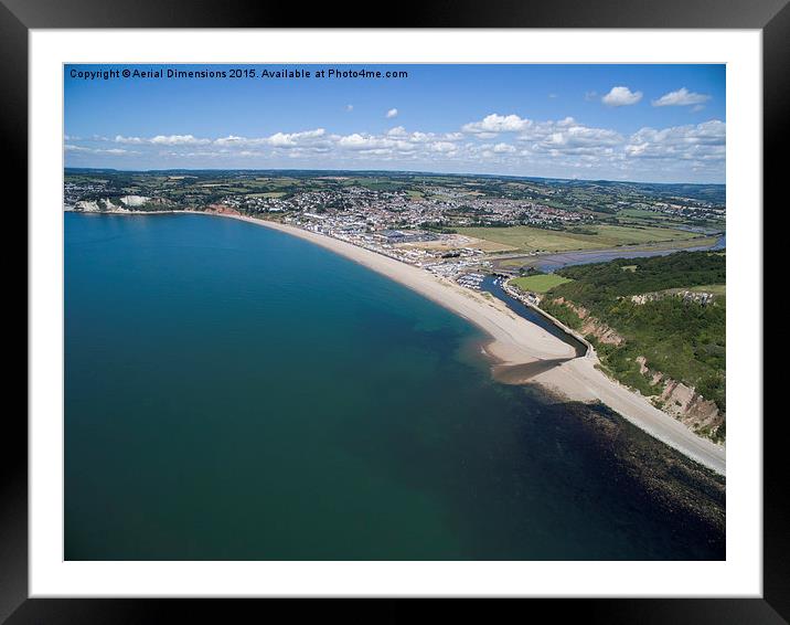  Seaton Framed Mounted Print by Aerial Dimensions