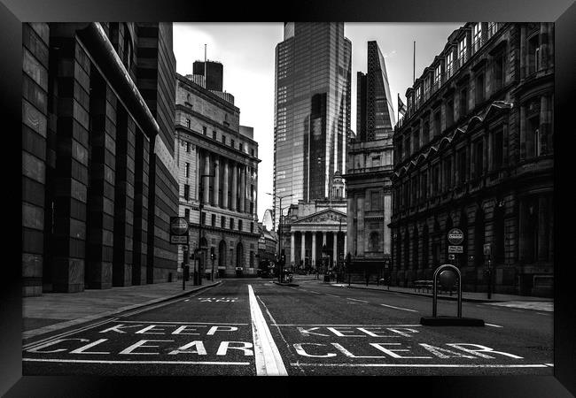 City Of London Framed Print by Wayne Howes