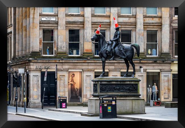 The Duke of Wellington, Glasgow. Framed Print by Rich Fotografi 