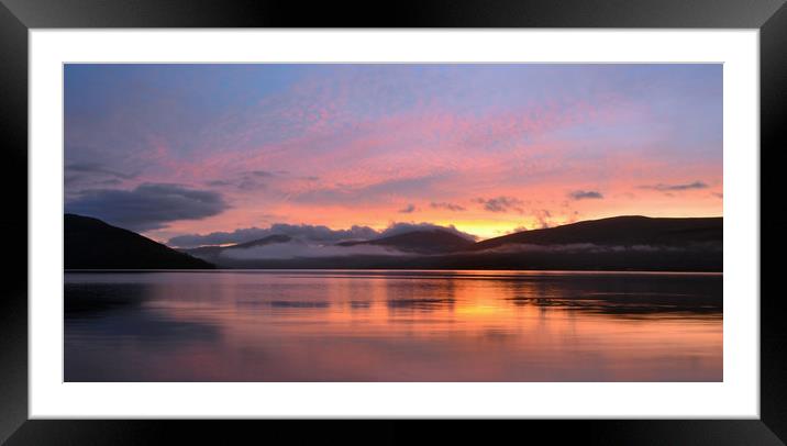 Sunrise on Loch Fyne Framed Mounted Print by Rich Fotografi 
