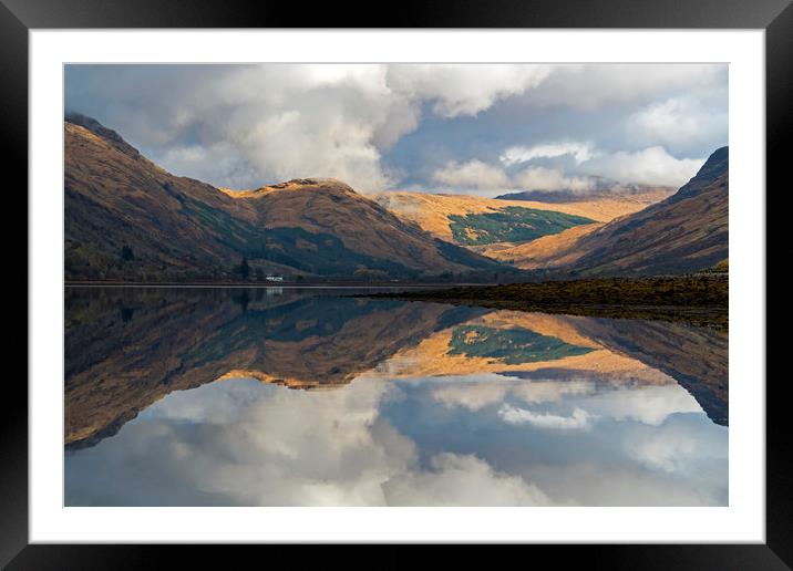 Reflections on Loch Fyne Framed Mounted Print by Rich Fotografi 