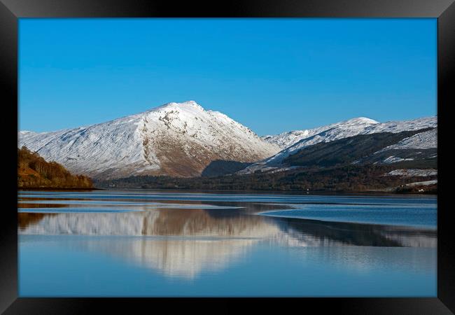 Snow on the Argyll Hills Framed Print by Rich Fotografi 