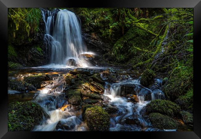 The Secret Waterfall Framed Print by Rich Fotografi 
