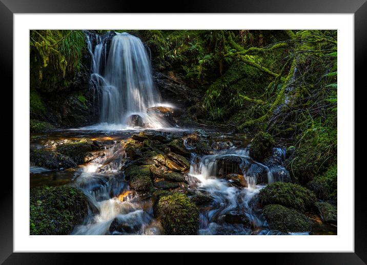 The Secret Waterfall Framed Mounted Print by Rich Fotografi 