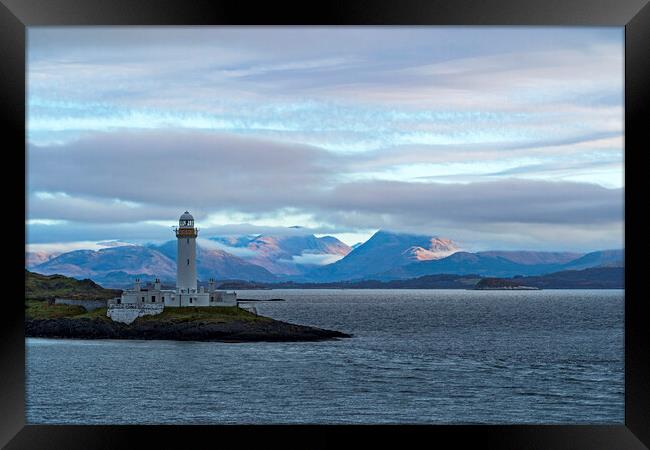 Lismore Lighthouse, Eilean Musdile Framed Print by Rich Fotografi 