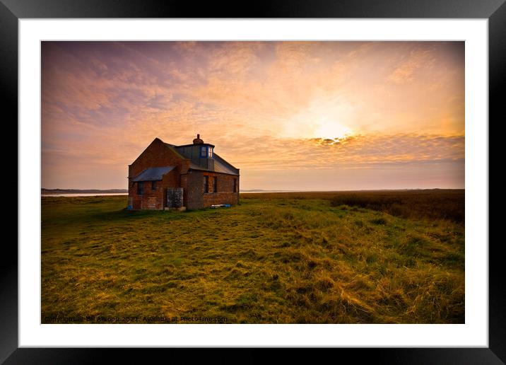 The watch house. Framed Mounted Print by Bill Allsopp