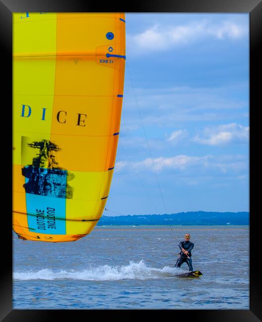 On a wing and a prayer. Framed Print by Bill Allsopp