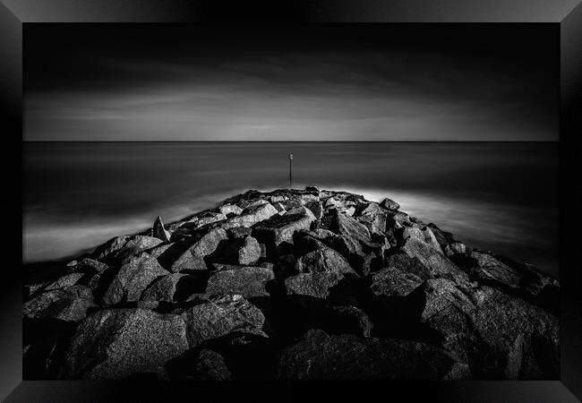 Sea defence. Framed Print by Bill Allsopp