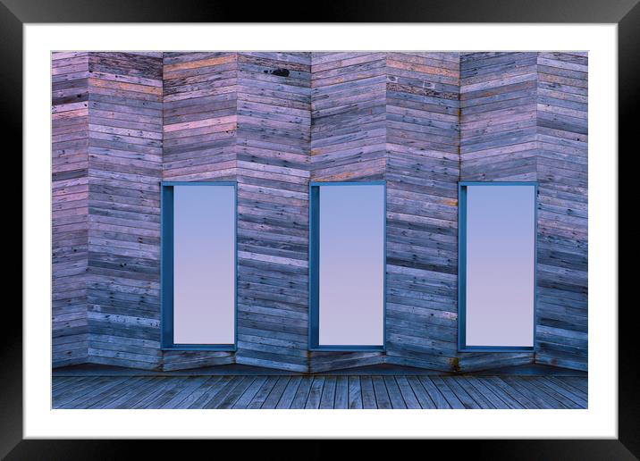 Blue tones. Framed Mounted Print by Bill Allsopp