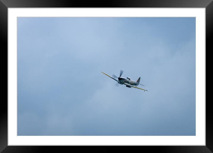 Spitfire MkXVl Framed Mounted Print by Bill Allsopp