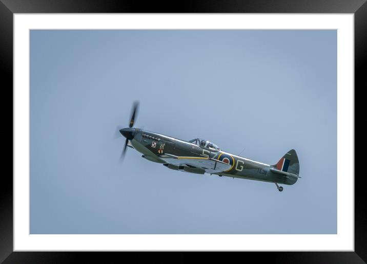 Spitfire MkXVl  Framed Mounted Print by Bill Allsopp