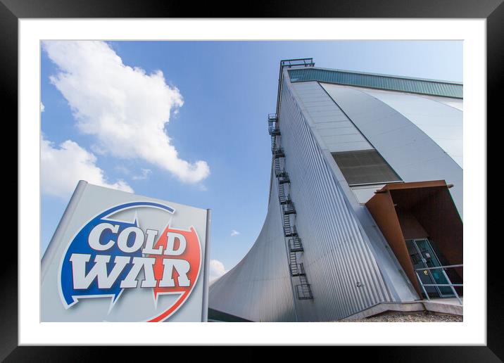 The Cold War building at Royal Air Force Museum, Cosford. Framed Mounted Print by Bill Allsopp