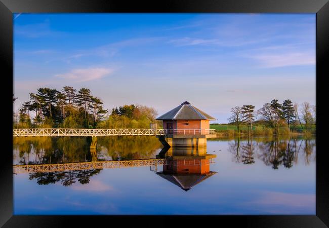 Calm evening at Cropston. Framed Print by Bill Allsopp