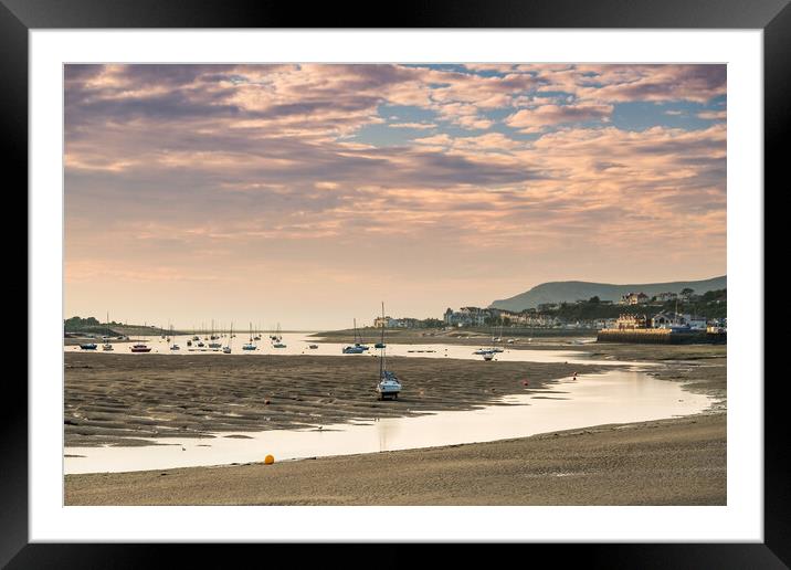 The Conwy estuary. Framed Mounted Print by Bill Allsopp