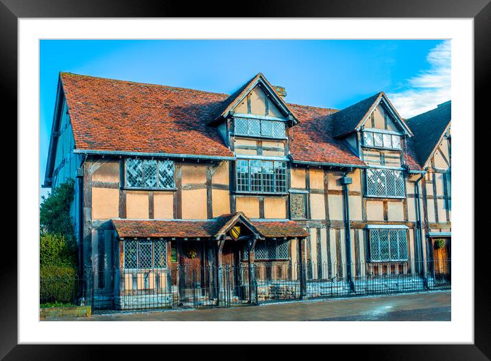 Shakespeare's birthplace Framed Mounted Print by Bill Allsopp
