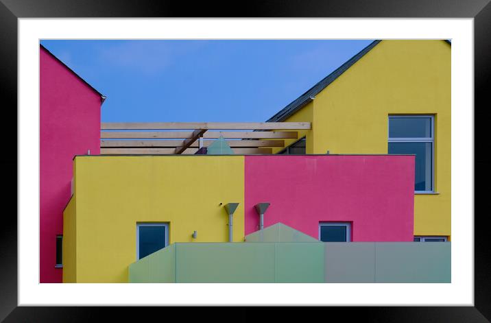 Pink and yellow. Framed Mounted Print by Bill Allsopp
