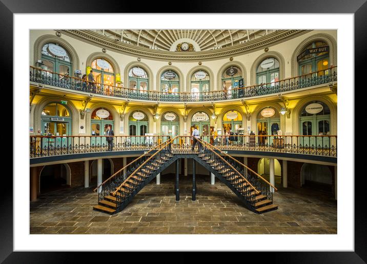 Leeds Corn Exchange. Framed Mounted Print by Bill Allsopp