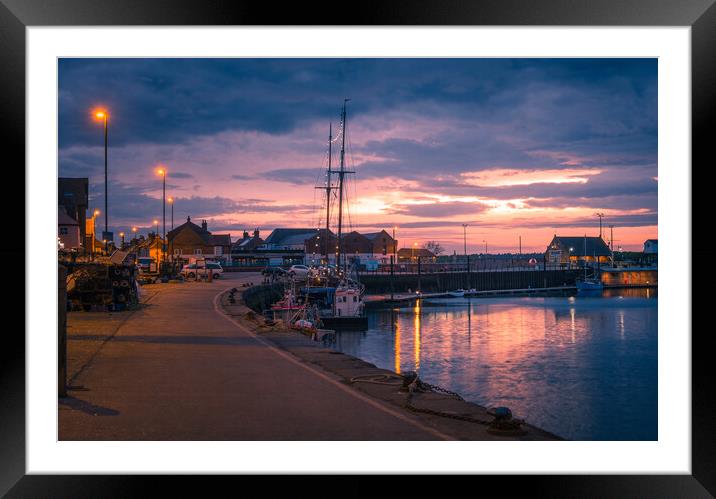 At the end of the day.  Framed Mounted Print by Bill Allsopp