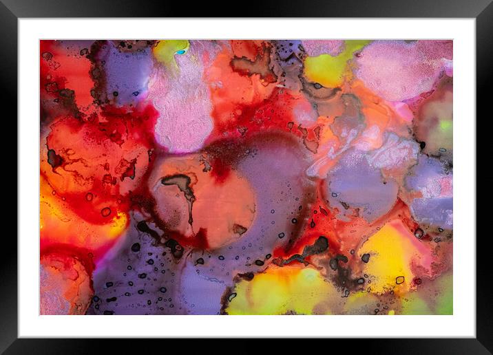 Vibrant artwork. Framed Mounted Print by Bill Allsopp