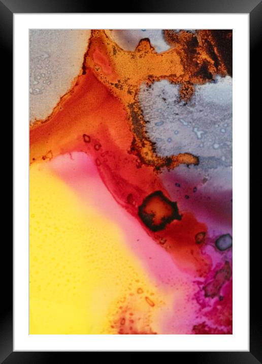 Churning colours. Framed Mounted Print by Bill Allsopp