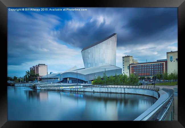  The Imperial War Museum North at Salford Quays. Framed Print by Bill Allsopp