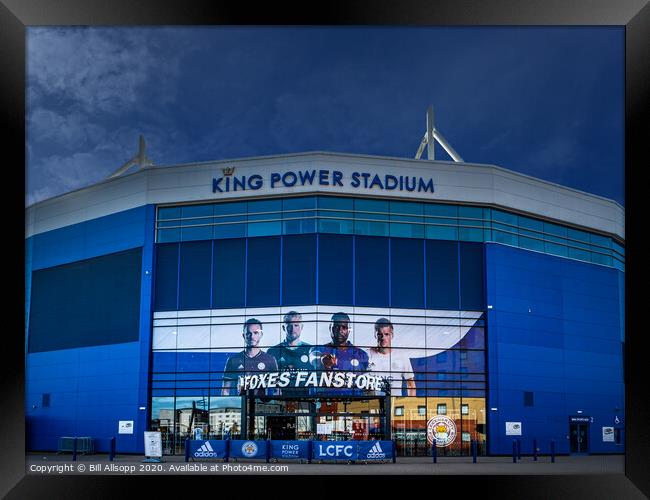 The King Power Stadium Framed Print by Bill Allsopp