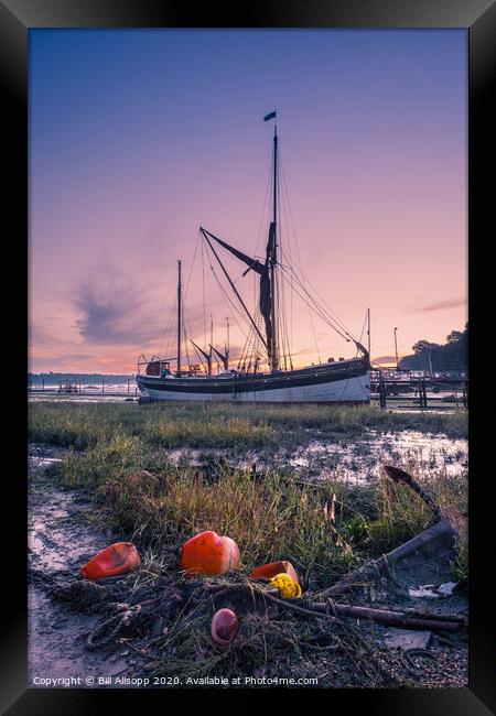 Anchors and buoys. Framed Print by Bill Allsopp
