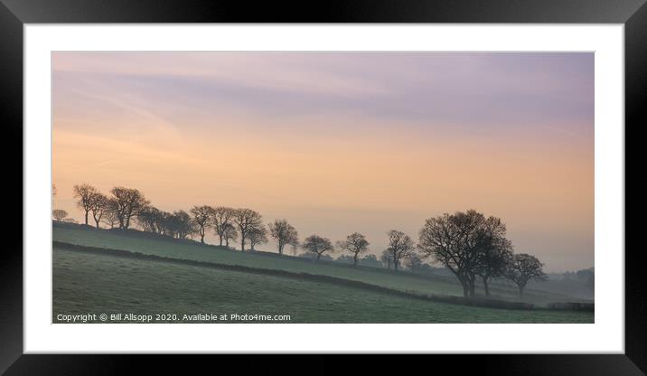 Spring dawn, Woodhouse Eaves Framed Mounted Print by Bill Allsopp