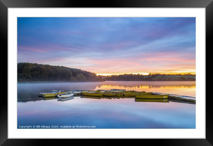 Sunrise at Thonton. Framed Mounted Print by Bill Allsopp