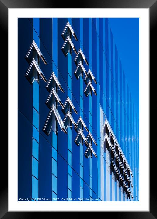 Cube windows #1 Framed Mounted Print by Bill Allsopp