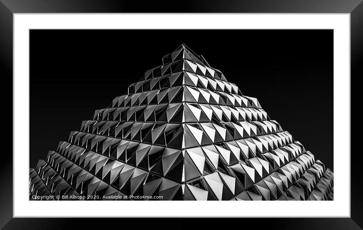 Parking Pyramids. Framed Mounted Print by Bill Allsopp